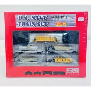 Micro Trains N US Navy Special Edition Desktop Train Set #1 New Sealed